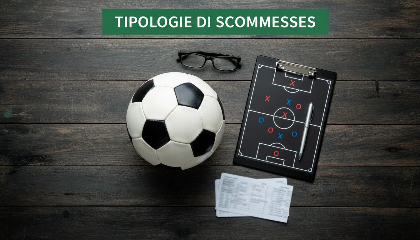 Tipologie di scommesse calcio e mercati di betting